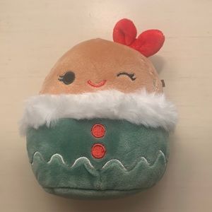Christmas Gingerbread Squishmallow